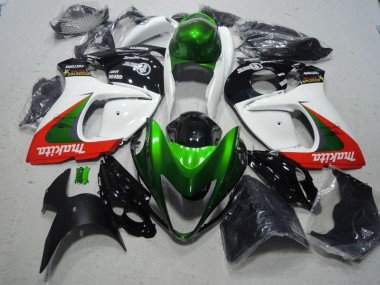 Suzuki GSXR 1300 Hayabusa 2008-2019 - Blanco Verde Makita