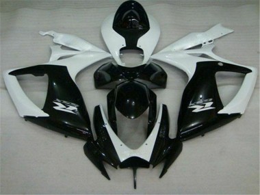 Suzuki GSXR 600 / 750 K6 2006-2007 - Negro Blanco