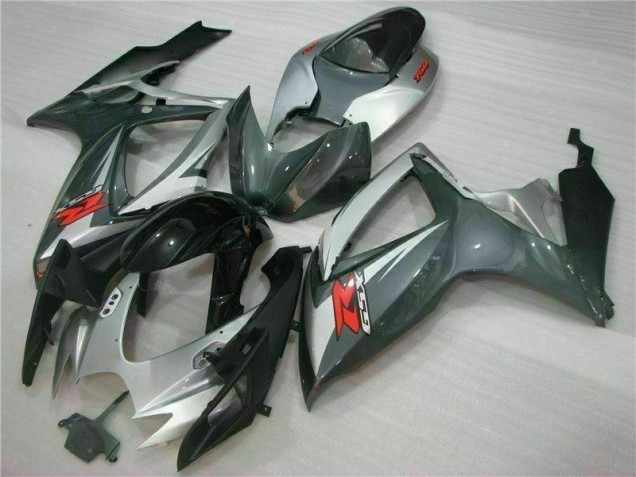 Suzuki GSXR 600 / 750 K6 2006-2007 - Plata Negro