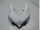 Suzuki GSXR 600 / 750 K8 2008-2010 - Blanco Plata Azul