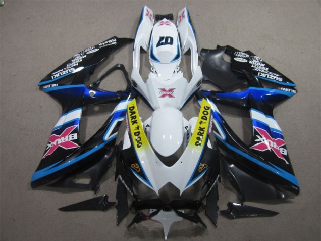 Suzuki GSXR 600 K8 2008-2010 - Blanco Oscuro Dog 07 Suzuki GSXR 600 K8 2008-2010 - Blanco Oscuro Dog 07