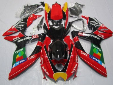Suzuki GSXR 600 K8 2008-2010 - Rojo Negro Jomo