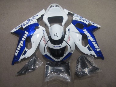 Suzuki GSXR 750 K1 K2 K3 2001-2003 - Blanco Azul Motul