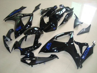 Suzuki GSXR 750 K6 2006-2007 - Calcomanía negra y azul
