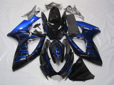 Suzuki GSXR 750 K6 2006-2007 - Llama azul negra