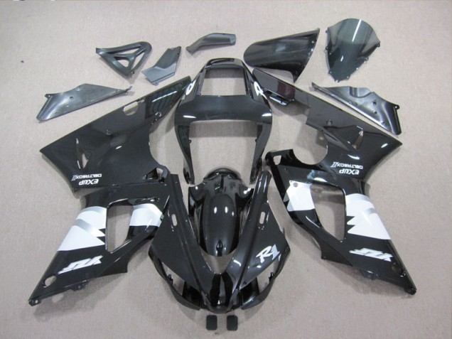 Yamaha R1 1998-1999 - Negro Blanco Calcomanía Yamaha R1 1998-1999 - Negro Blanco Calcomanía