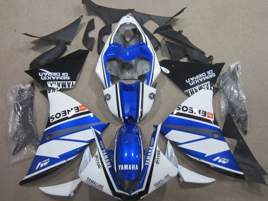 Yamaha R1 2000-2001 - Azul Blanco Azul Blanco ENEOS