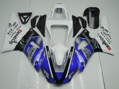 Yamaha R1 2000-2001 - Azul Blanco ENEOS Monster