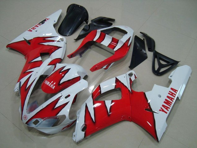 Yamaha R1 2000-2001 - Blanco Rojo Llama Yamaha R1 2000-2001 - Blanco Rojo Llama