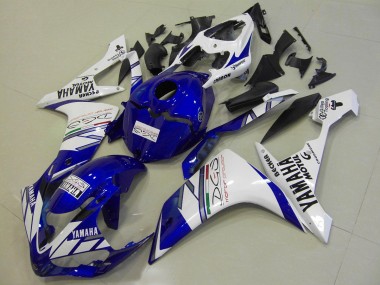 Yamaha R1 2007-2008 - Blanco Azul Tri Colour