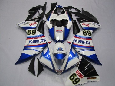 Yamaha R1 2009-2011 - Blanco Azul Sterilgarda SCALZ 69