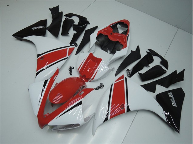 Yamaha R1 2012-2014 - Blanco Rojo Negro