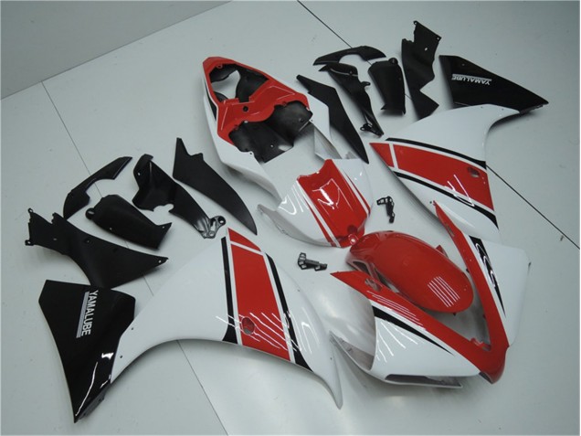 Yamaha R1 2012-2014 - Blanco Rojo Negro