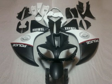 Yamaha R1 2012-2014 - Negro Mate Blanco