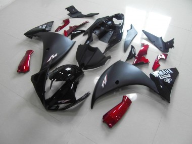 Yamaha R1 2012-2014 - Negro Mate Rojo