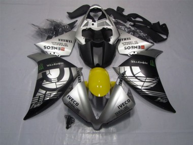 Yamaha R1 2012-2014 - Negro Plata Iveco Yamalube Monster