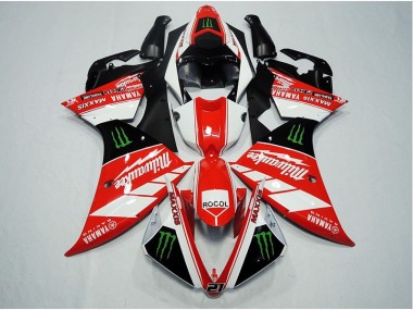 Yamaha R1 2012-2014 - Rojo Blanco Rocol