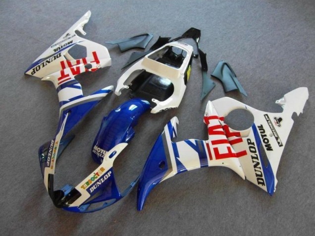 Yamaha R6 2003-2005 - Azul Blanco Fiat Yamaha R6 2003-2005 - Azul Blanco Fiat