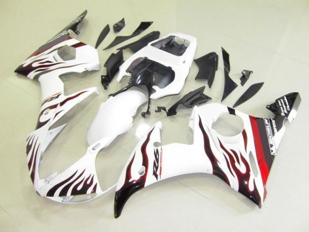 Yamaha R6 2003-2005 - Blanco & Llama Yamaha R6 2003-2005 - Blanco & Llama