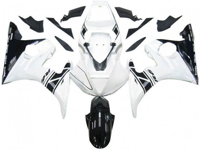 Yamaha R6 2003-2005 - Negro Blanco Tribal