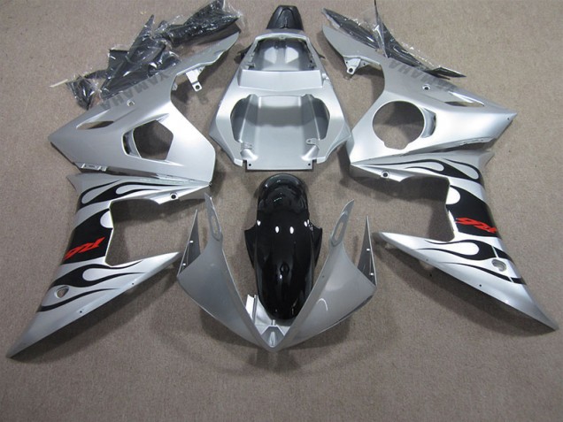 Yamaha R6 2003-2005 - Plata Negro Rojo Calcomanía Yamaha R6 2003-2005 - Plata Negro Rojo Calcomanía