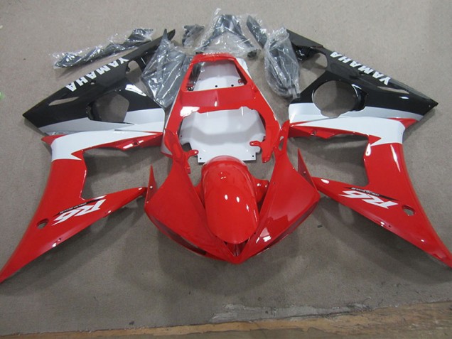Yamaha R6 2003-2005 - Rojo Blanco Calcomanía Yamaha R6 2003-2005 - Rojo Blanco Calcomanía