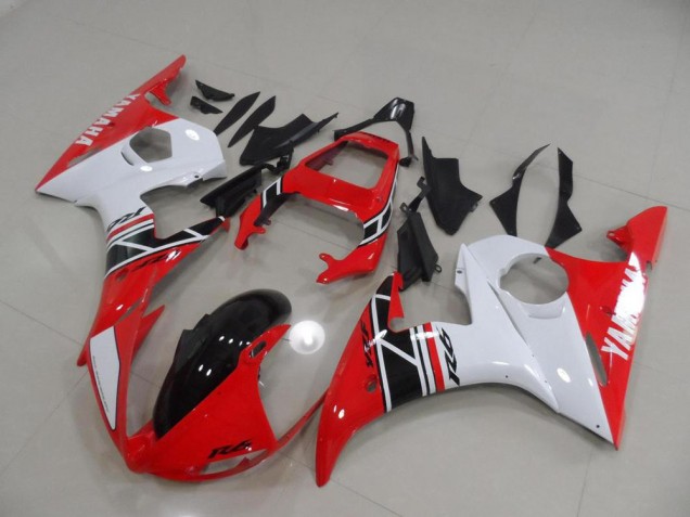 Yamaha R6 2003-2005 - Rojo & Blanco & Negro