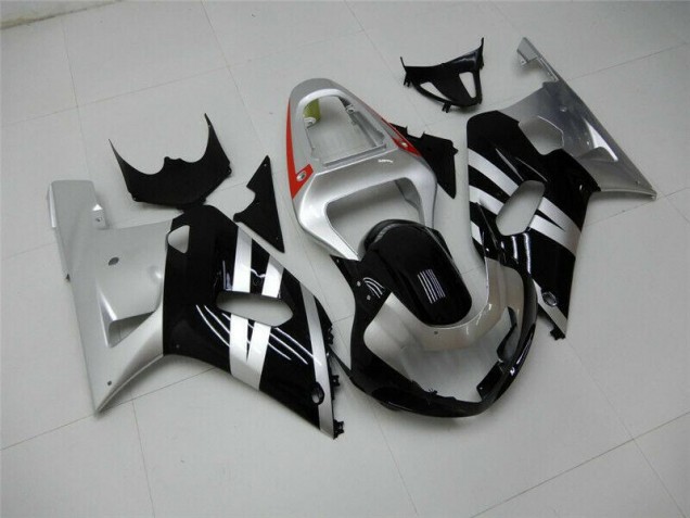 Suzuki GSXR 600 / 750 K1 K2 K3 2001-2003 - Negro Plata Suzuki GSXR 600 / 750 K1 K2 K3 2001-2003 - Negro Plata