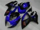 Suzuki GSXR 600 / 750 K6 2006-2007 - Azul Negro Suzuki GSXR 600 / 750 K6 2006-2007 - Azul Negro