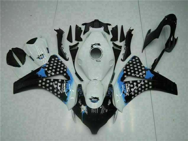 Honda CBR 1000 RR 2008-2011 - Blanco Negro Honda CBR 1000 RR 2008-2011 - Blanco Negro