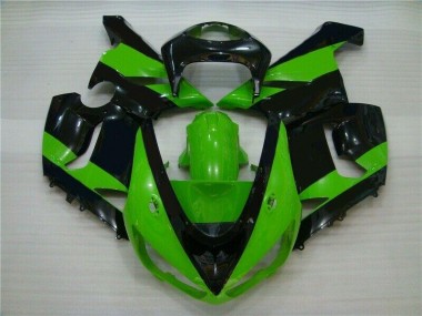 Kawasaki ZX6R 2005-2006 - Verde Negro