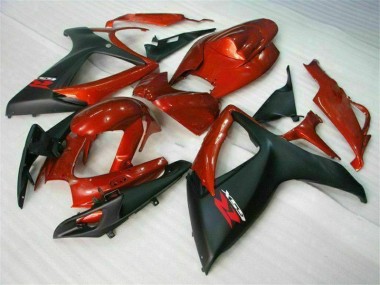 Suzuki GSXR 600 / 750 K6 2006-2007 - Rojo Negro