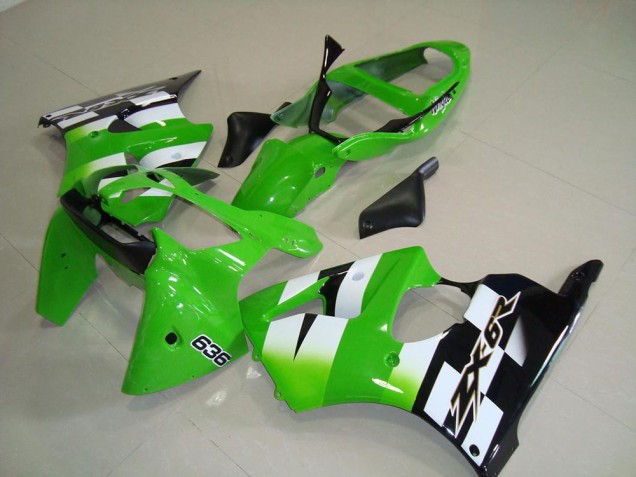 Kawasaki ZX6R 2000-2002 - Verde Negro