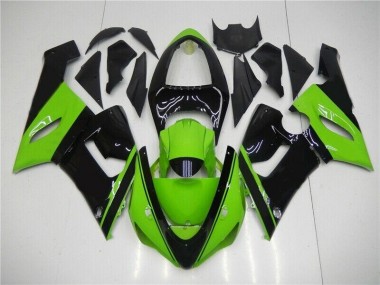 Kawasaki ZX6R 2005-2006 - Verde Negro