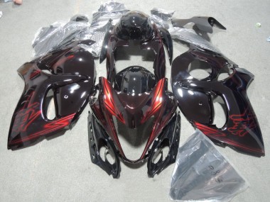 Suzuki GSXR 1300 Hayabusa 2008-2019 - Negro Rojo