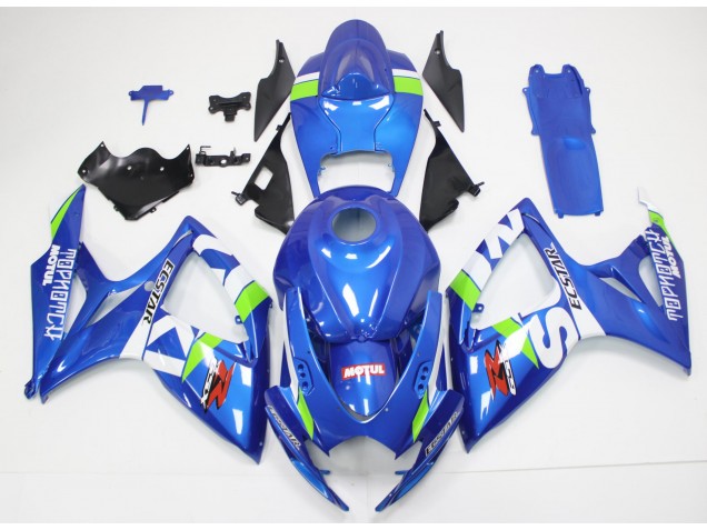 Suzuki GSXR 600 / 750 K6 2006-2007 - Azul Blanco Suzuki GSXR 600 / 750 K6 2006-2007 - Azul Blanco