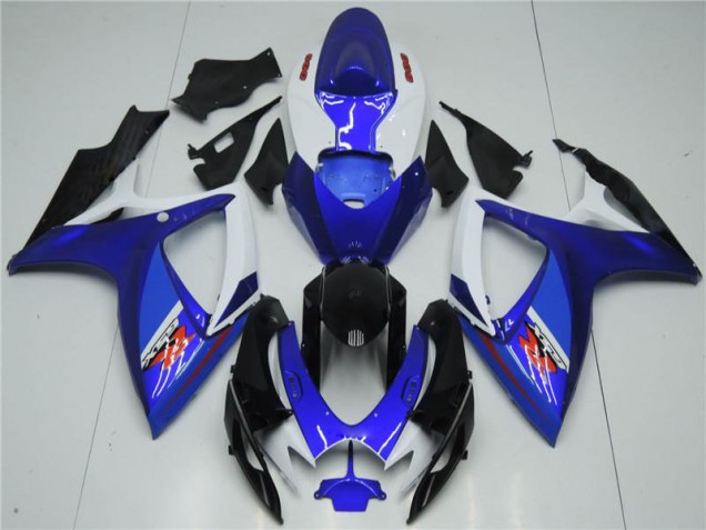 Suzuki GSXR 600 / 750 K6 2006-2007 - Blanco Azul Suzuki GSXR 600 / 750 K6 2006-2007 - Blanco Azul