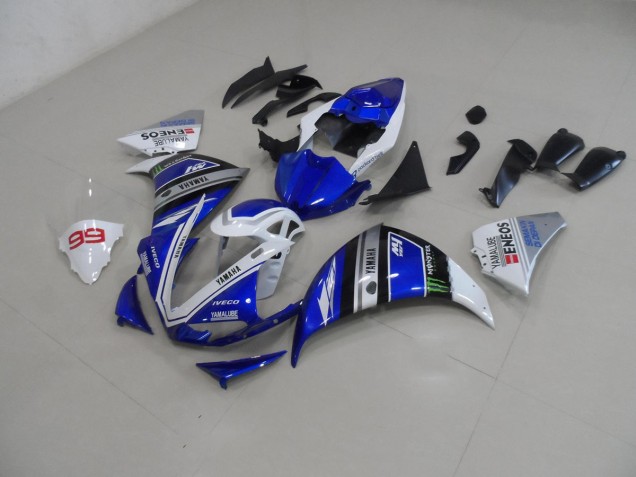 Yamaha R1 2009-2011 - Azul Blanco Yamaha R1 2009-2011 - Azul Blanco