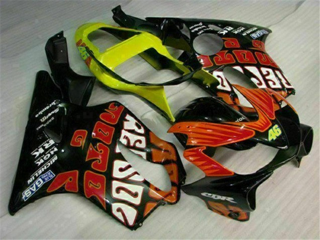 Honda CBR 600 F4i 2001-2003 - Naranja Negro Honda CBR 600 F4i 2001-2003 - Naranja Negro