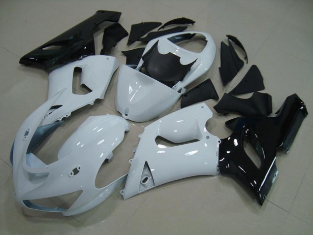Kawasaki ZX6R 2005-2006 - Blanco Negro Kawasaki ZX6R 2005-2006 - Blanco Negro