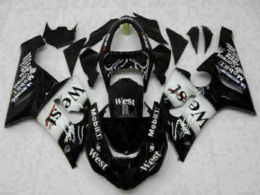 Kawasaki ZX6R 2005-2006 - Negro