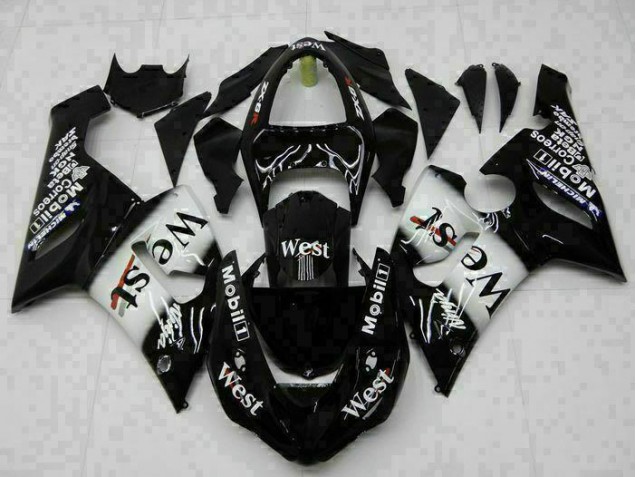 Kawasaki ZX6R 2005-2006 - Negro Kawasaki ZX6R 2005-2006 - Negro
