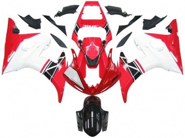 Yamaha R6 2003-2005 - Rojo Blanco Negro Yamaha R6 2003-2005 - Rojo Blanco Negro