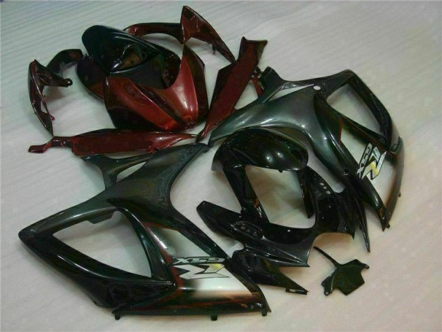 Suzuki GSXR 600 / 750 K6 2006-2007 - Negro Rojo Suzuki GSXR 600 / 750 K6 2006-2007 - Negro Rojo