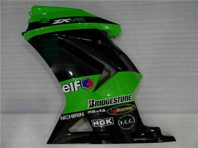 Kawasaki EX250 2008-2012 - Negro Verde Kawasaki EX250 2008-2012 - Negro Verde