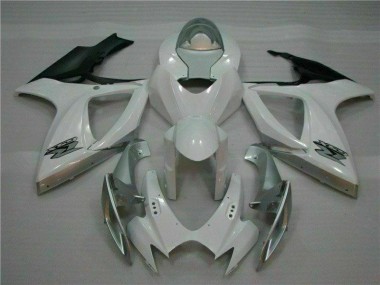 Suzuki GSXR 600 / 750 K6 2006-2007 - Blanco Plata