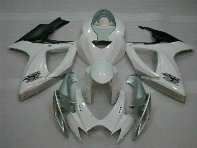 Suzuki GSXR 600 / 750 K6 2006-2007 - Blanco Plata